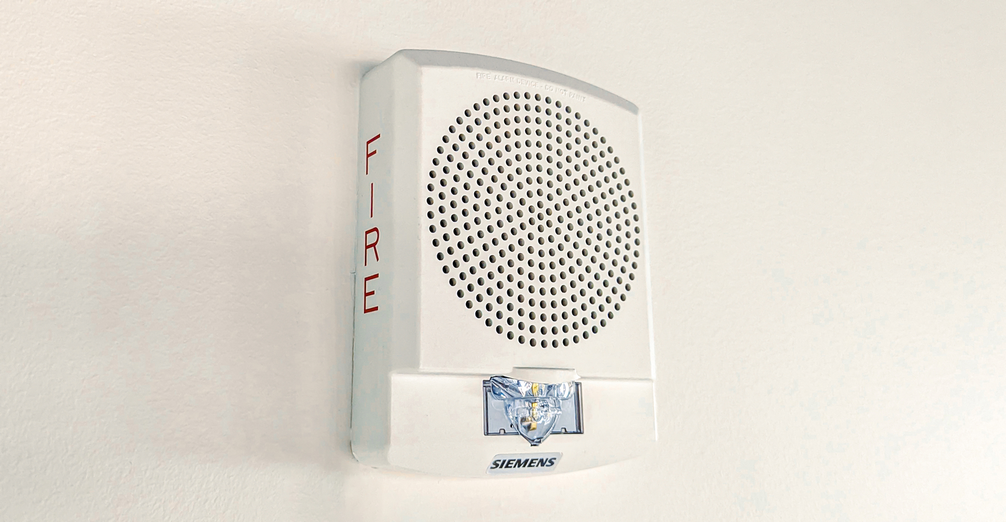 Siemens Fire Alarm Strobe