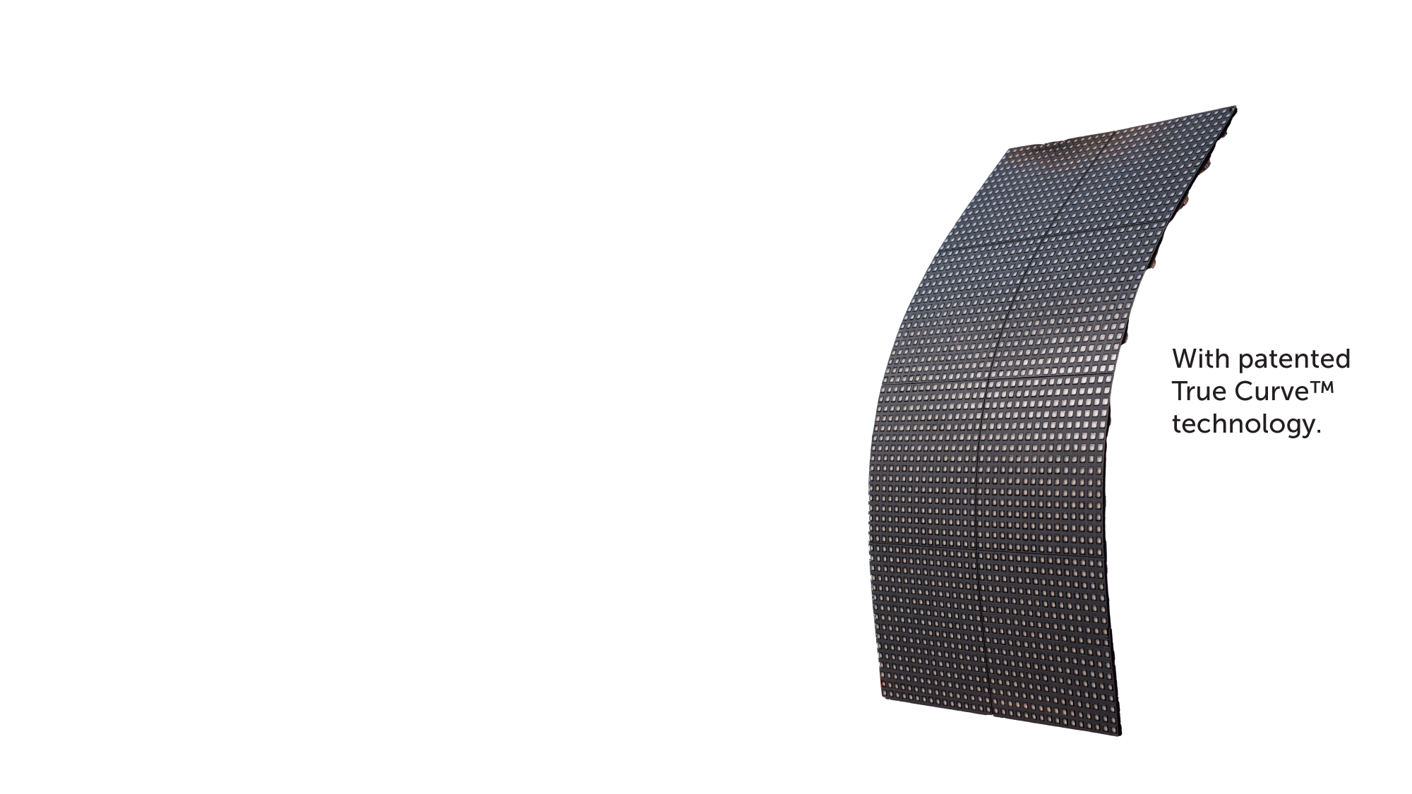 Nanolumens Nixel Series curved screen