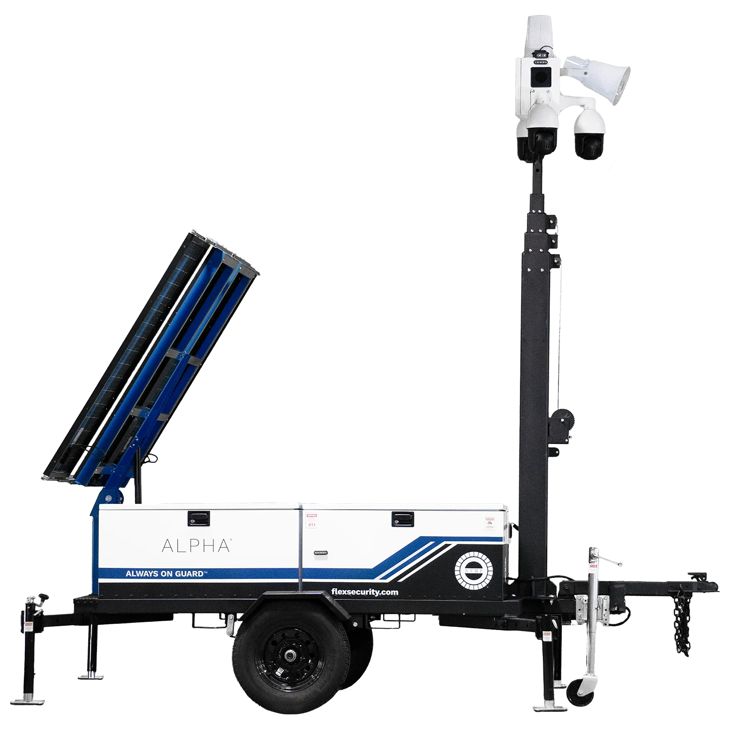 ALPHA FlexSecurity mobile surveillance trailer