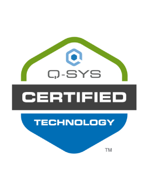 Q-SYS Certified Technology Badge