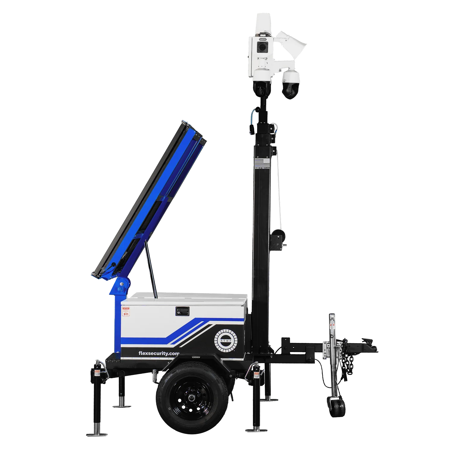 BRAVO FlexSecurity mobile surveillance trailer