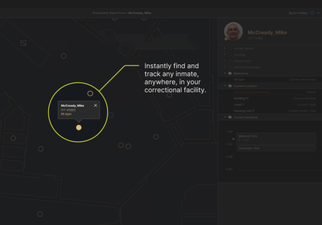 OMNI Inmate Vital Monitoring + Location Tracking